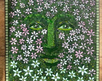 Flor de primavera Hombre verde