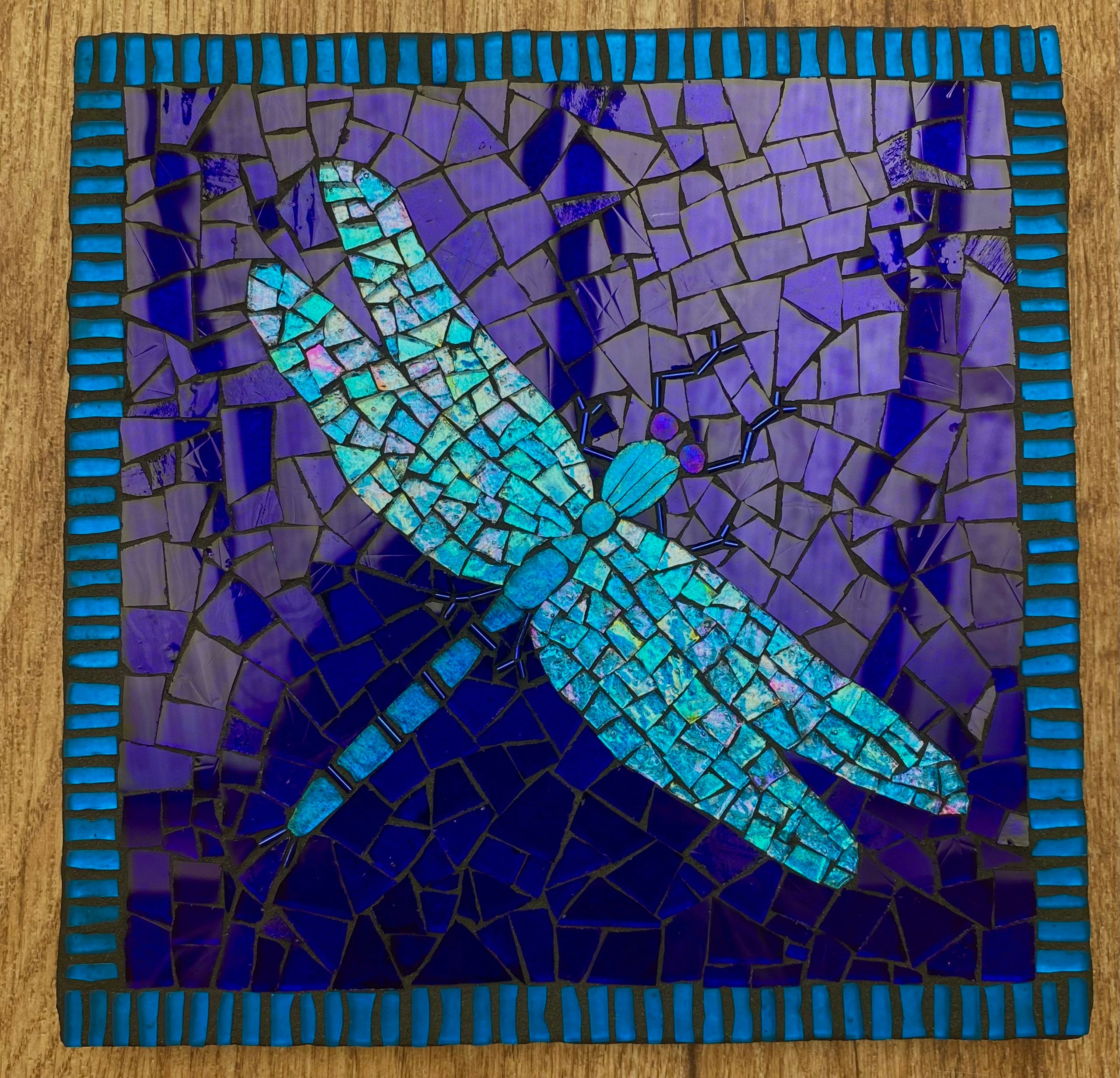 Dragonfly Diamond Art Kit, Faux Stained Glass Diamond Art, Diamond Painting  Kit, Wheat Diamond Art, Gift Idea, Scenic Wall Decor 