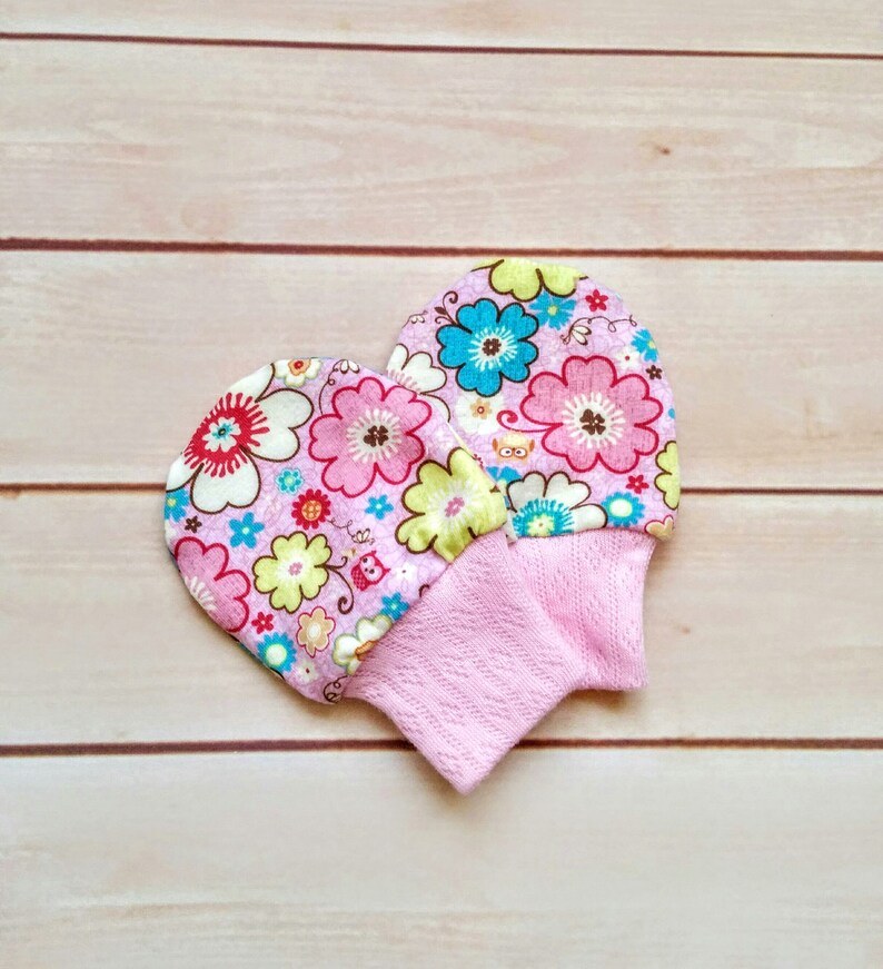 newborn cotton mittens