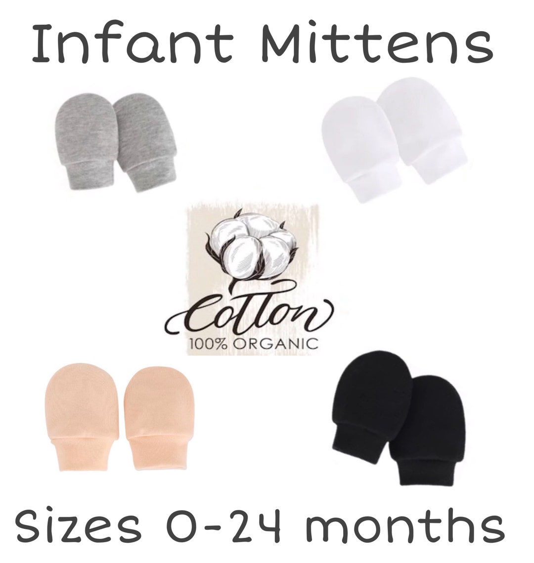 Baby Shower Gift Scratch Mittens /eczema Relief Mittens/newborn Mittens/gender Neutral Stay on