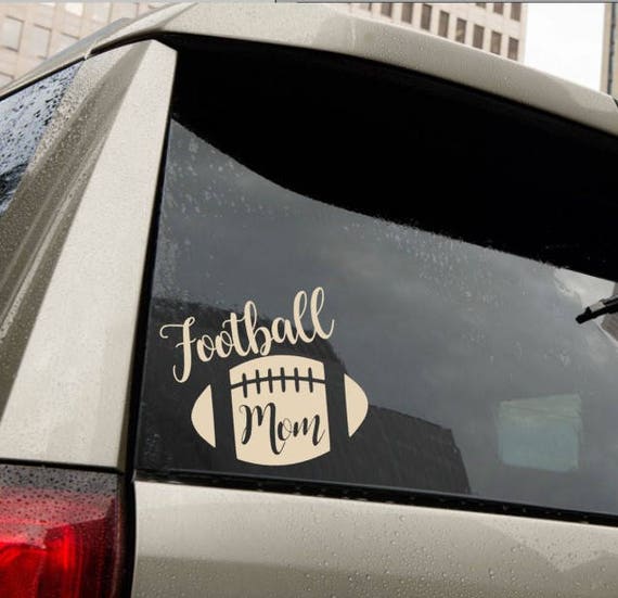 Football Mom Vinyl Decal for laptop windows wall car boat