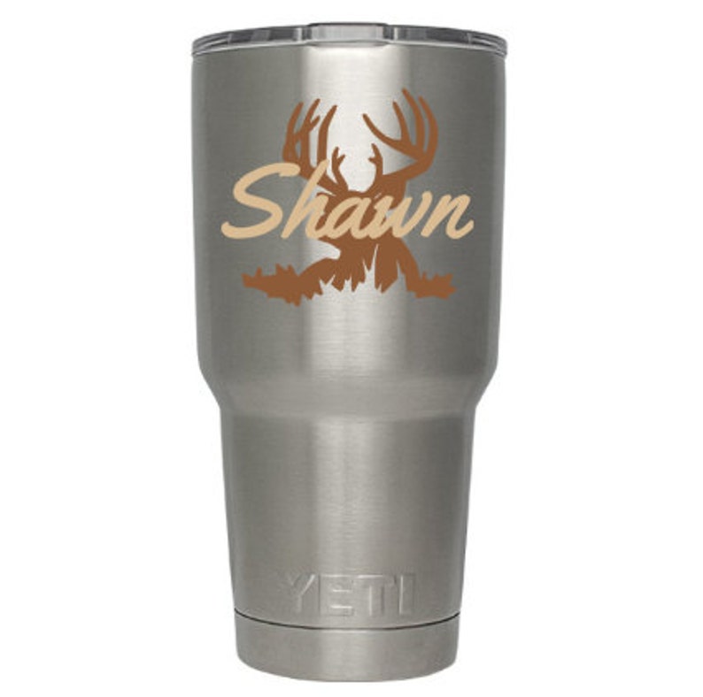 Yeti RTIC Tumbler Cup Vinyl Decal Sticker Label Personalized Etsy