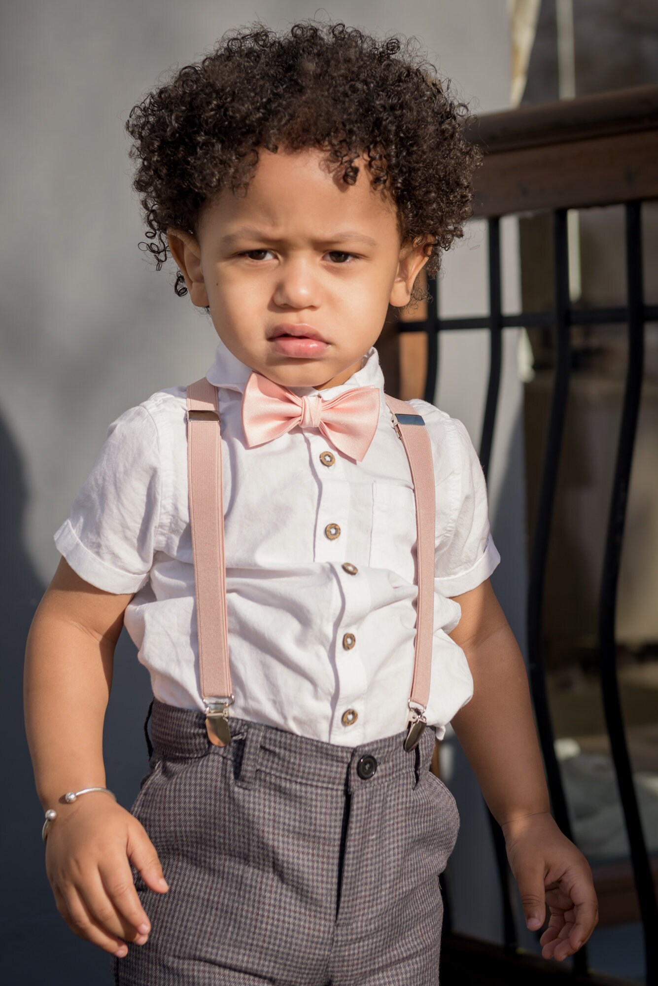 Boy Braces Suspenders and Bow Tie Set ideal for Wedding or Etsy