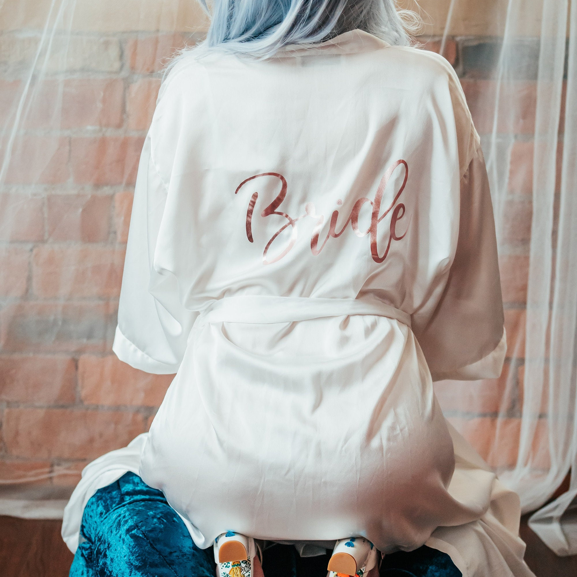 personalised silk dressing gown Personalised Dressing Gown