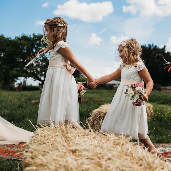 Abito Damigella D'Onore In Chiffon Per Bambina – Maxi A Linea, Fluido E Leggero, Ideale Per Matrimoni E Cerimonie, Taglie Multiple