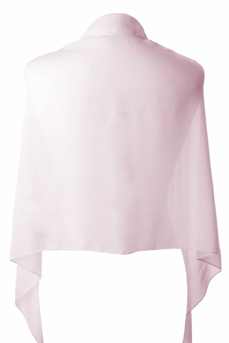 pink chiffon wrap