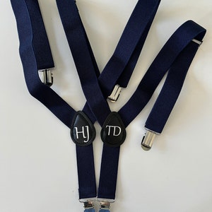 Personalised Page Boy Braces: Monogrammed Suspenders, Wedding, Child Clothing