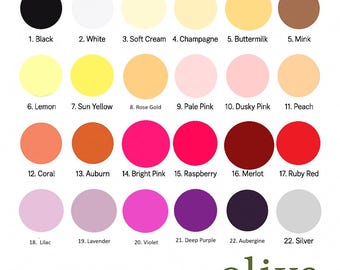Silk and Chiffon Fabric Samples by Olive Lane