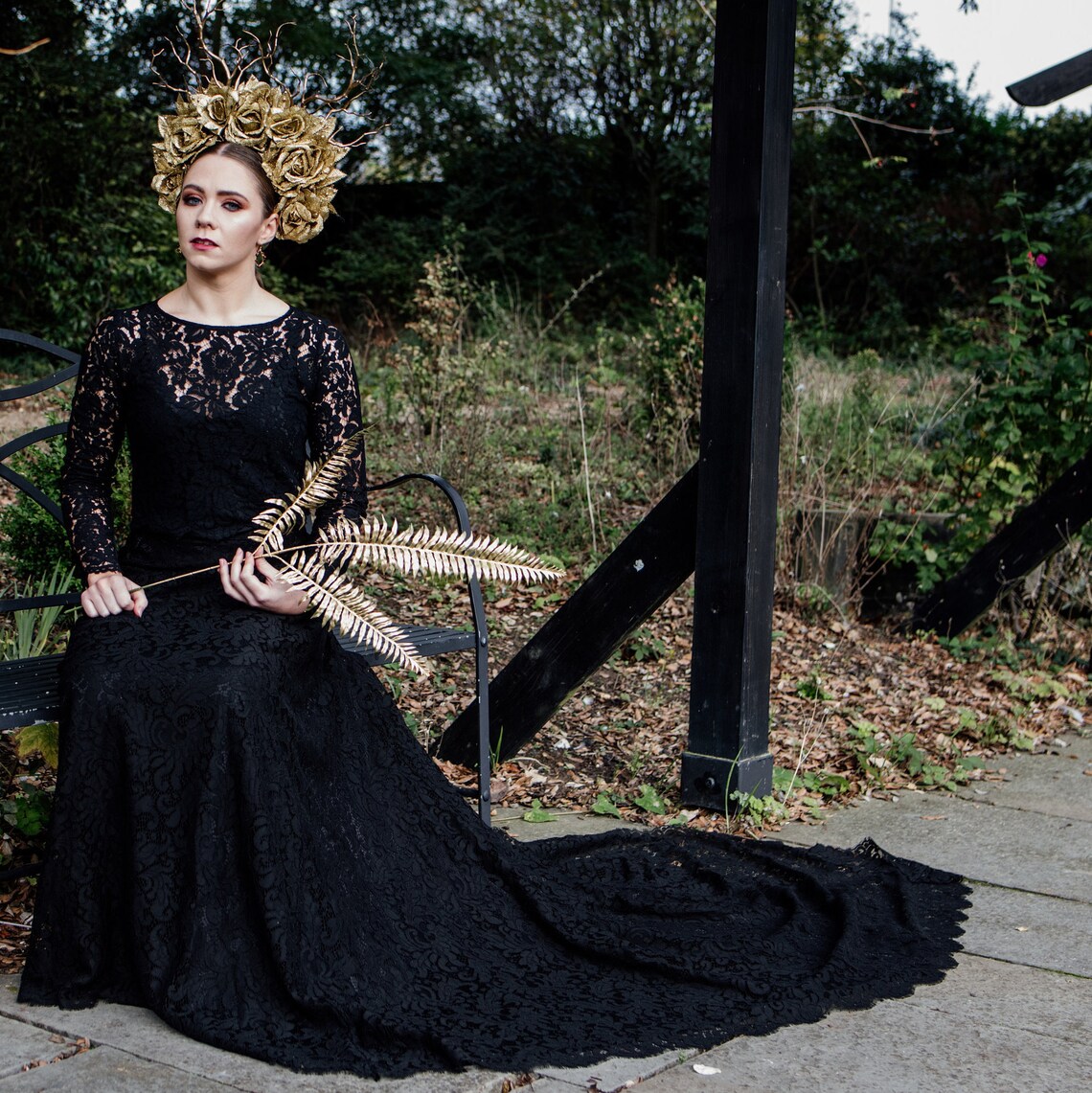 black bridesmaid skirt