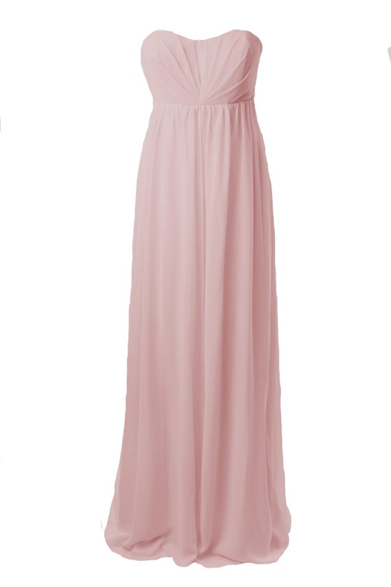 dusky pink multiway bridesmaid dress