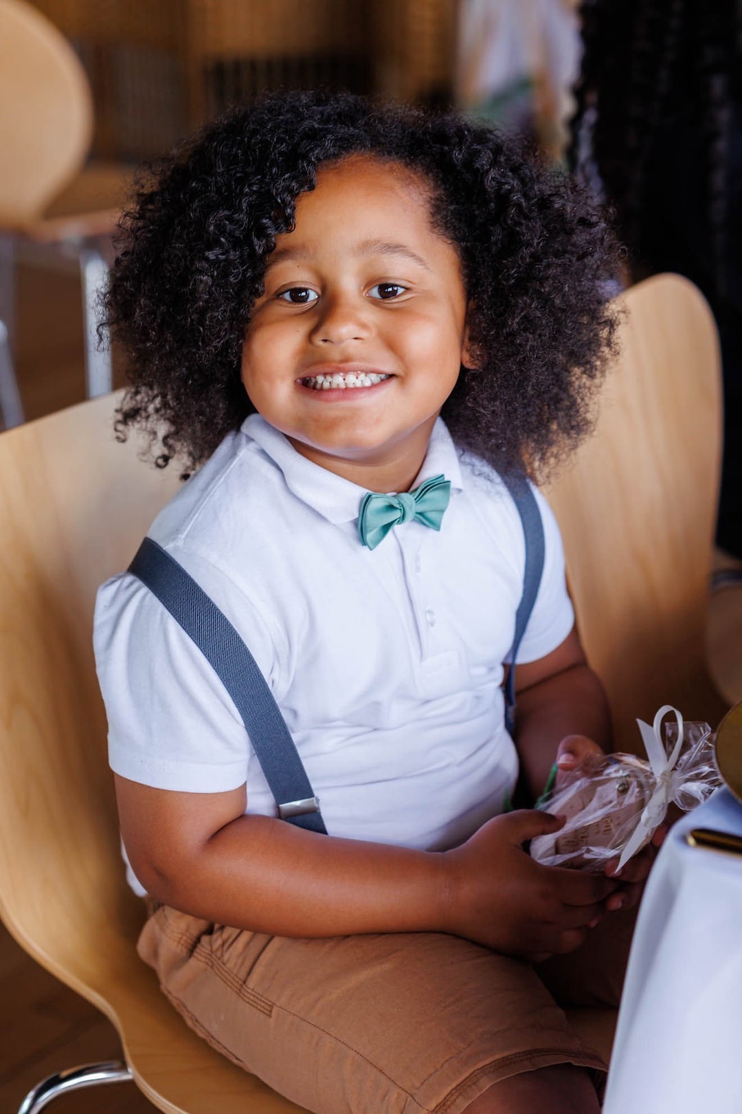 Boys Sage Bow Tie for Page Boy Wedding Pretied Adjustable Etsy