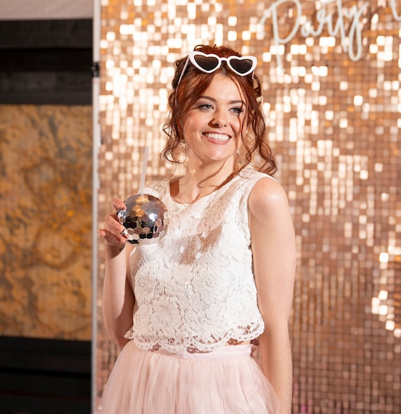 Sottogonna Bambina In Pizzo Con 3 Anelli - Per Damigelle, Abiti Da Principessa, Bianco - Foto 4