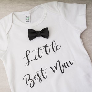 Little Best Man Onesie Or T Shirt Child Wedding Clothing