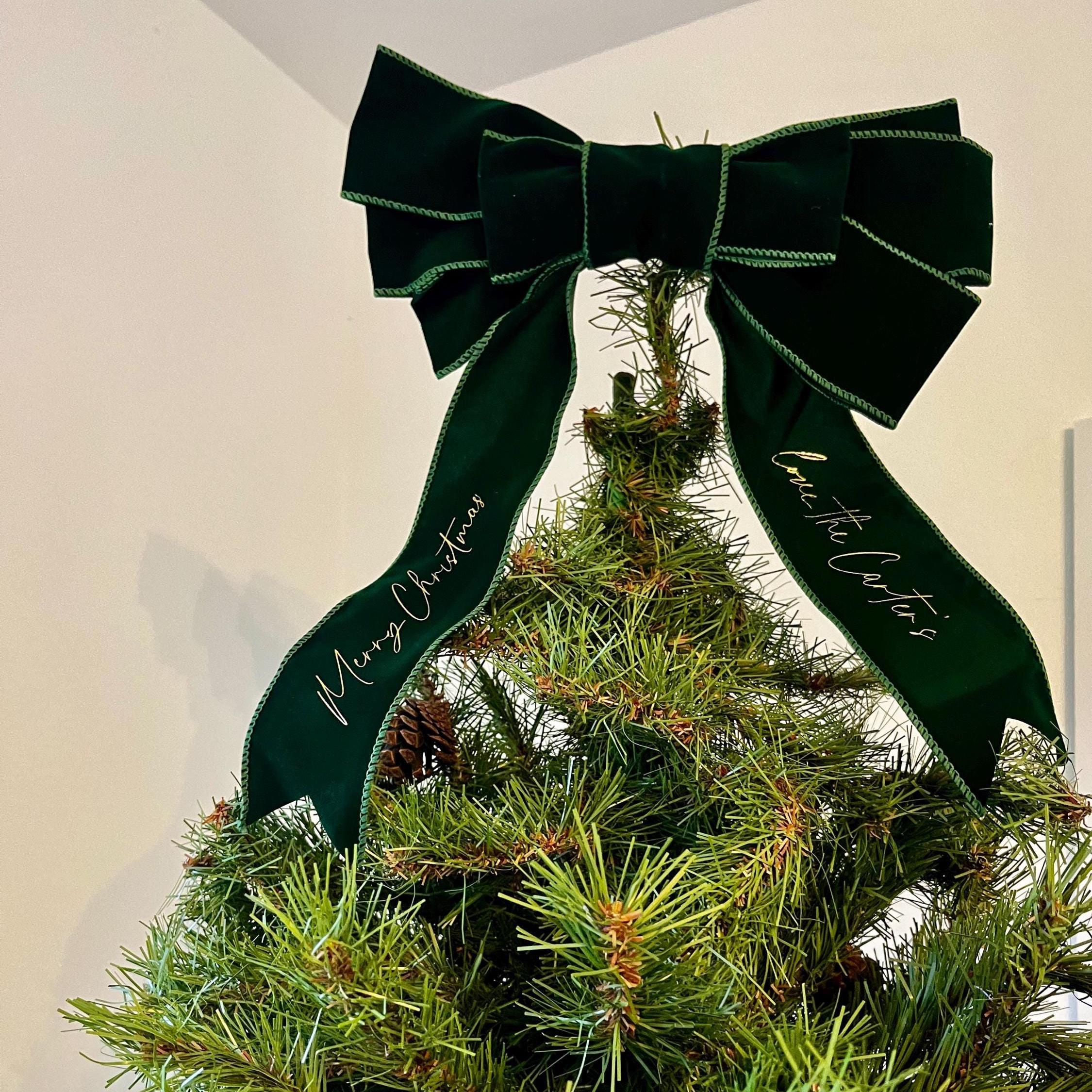 Fiocco Gigante In Velluto Per Albero Di Natale – Extra Large, 80/110/160/180/200 Cm, Rosso