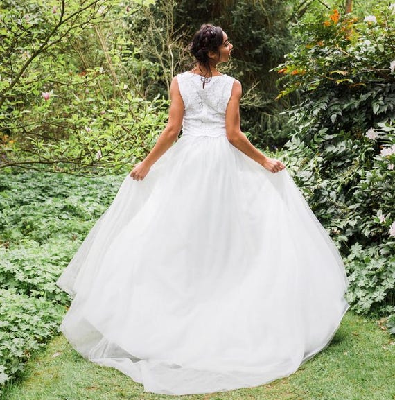 ivory bridesmaid top