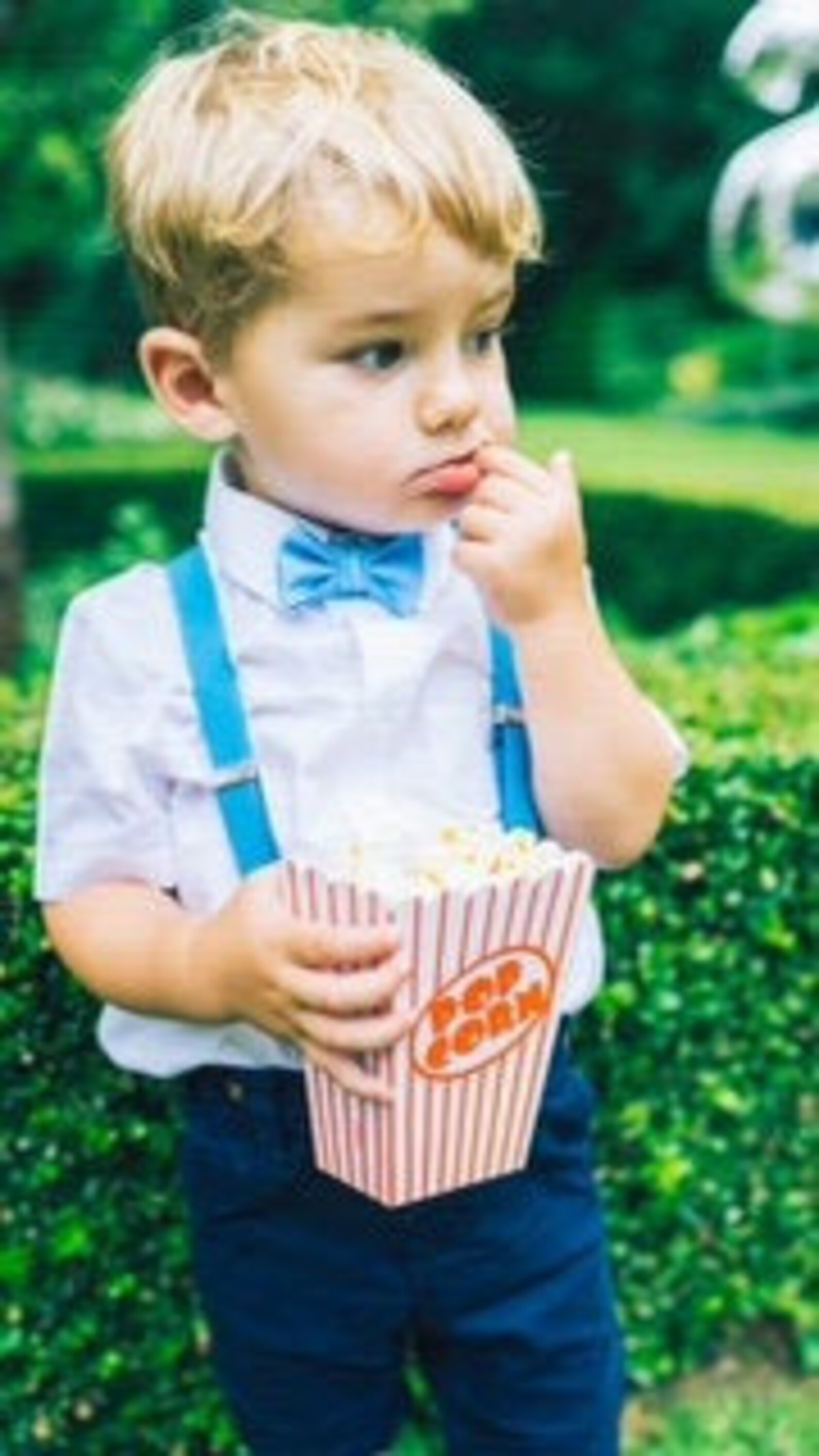 Boy Braces Suspenders and Bow Tie Set ideal for Wedding or Etsy