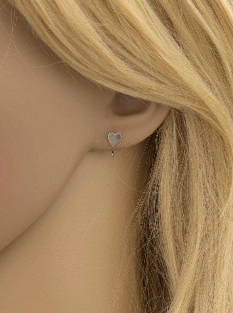 Triangle Huggie Ear Hugger Hoop Earrings Stud Earrings Etsy