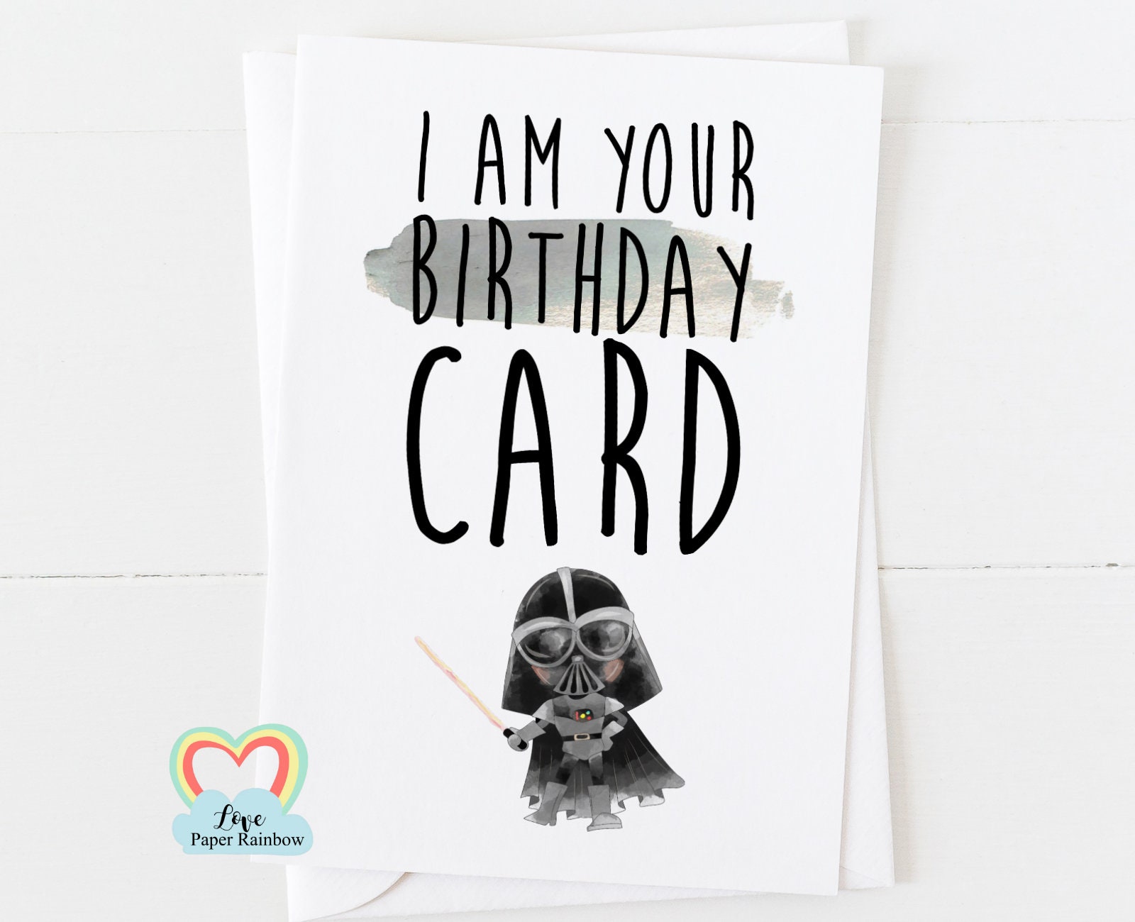 Star Wars Birthday Card 