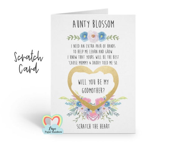 godfather scratch card, will you be my godfather, godfather proposal, scratch and reveal godfather card, godfather poem, godmother poem