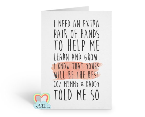 will you be my godmother card, godmother card, godmother poem, i need an extra pair of hands, godparents card, godmother proposal