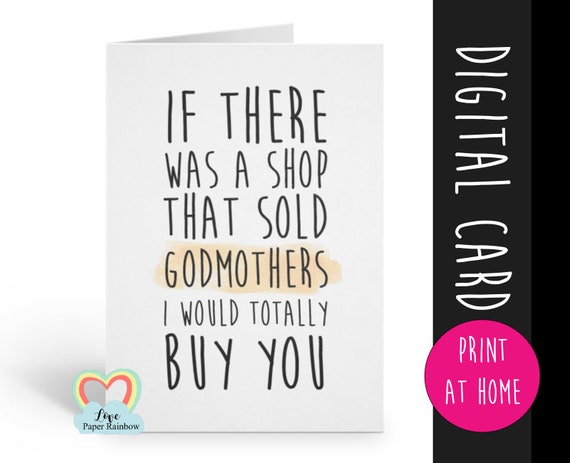 will you be my godmother card printable, godmother proposal, godmother card printable, godmother quote printable, godmother downloadable