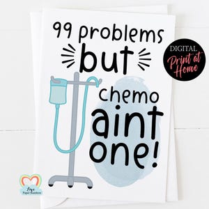 niente più chemio, niente più chemioterapia, scheda stampabile per la chemioterapia, fine della chemio, scarica la scheda divertente per la chemioterapia