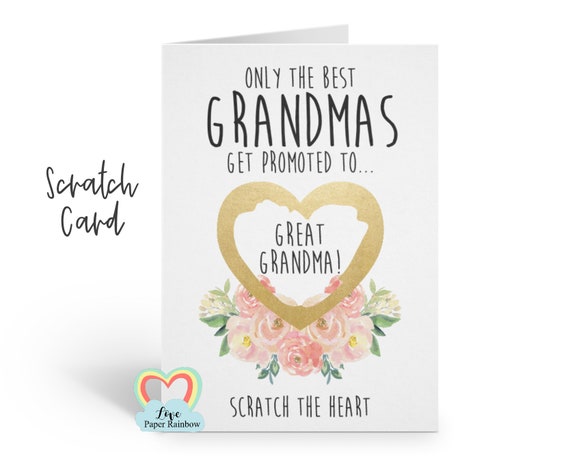 i'm pregnant, pregnancy reveal, pregnancy announcement, pregnancy scratch card, i'm pregnant scratch card you're going to be a great grandma