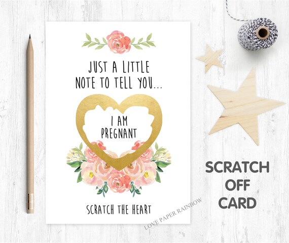 I'm pregnant, pregnancy reveal, pregnancy announcement, pregnancy scratch card, i'm pregnant scratch card, you're going to be a daddy