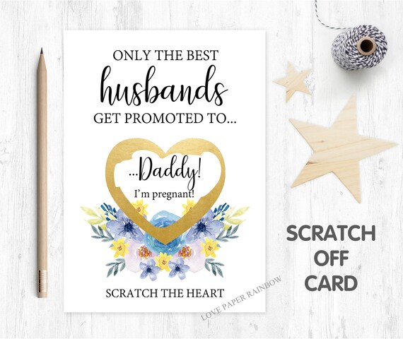 i'm pregnant, pregnancy reveal pregnancy announcement pregnancy scratch card i'm pregnant scratch card you're going to be a daddy