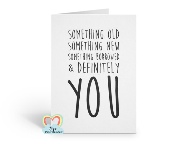 something old something new, BRIDESMAID card, funny bridesmaid card, will you be my bridesmaid cards bridesmaid proposal, bridal shower