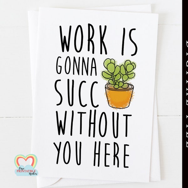Work Will Succ Without You - Etsy