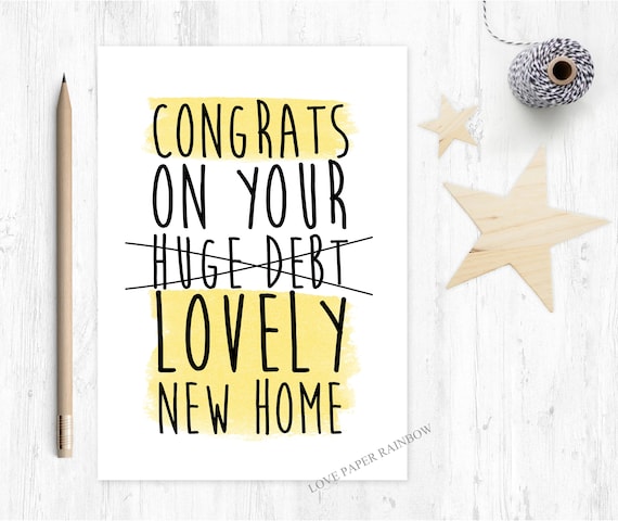 funny new home card, new home card, moving house card, 1st home card, first home card, funny first home card, funny 1st home card