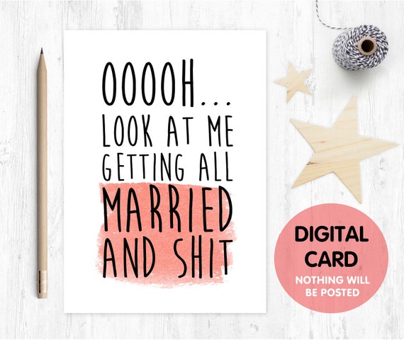 PRINTABLE will you be my bridesmaid card, funny bridesmaid card, engagement announcement printable, maid of honor printable card