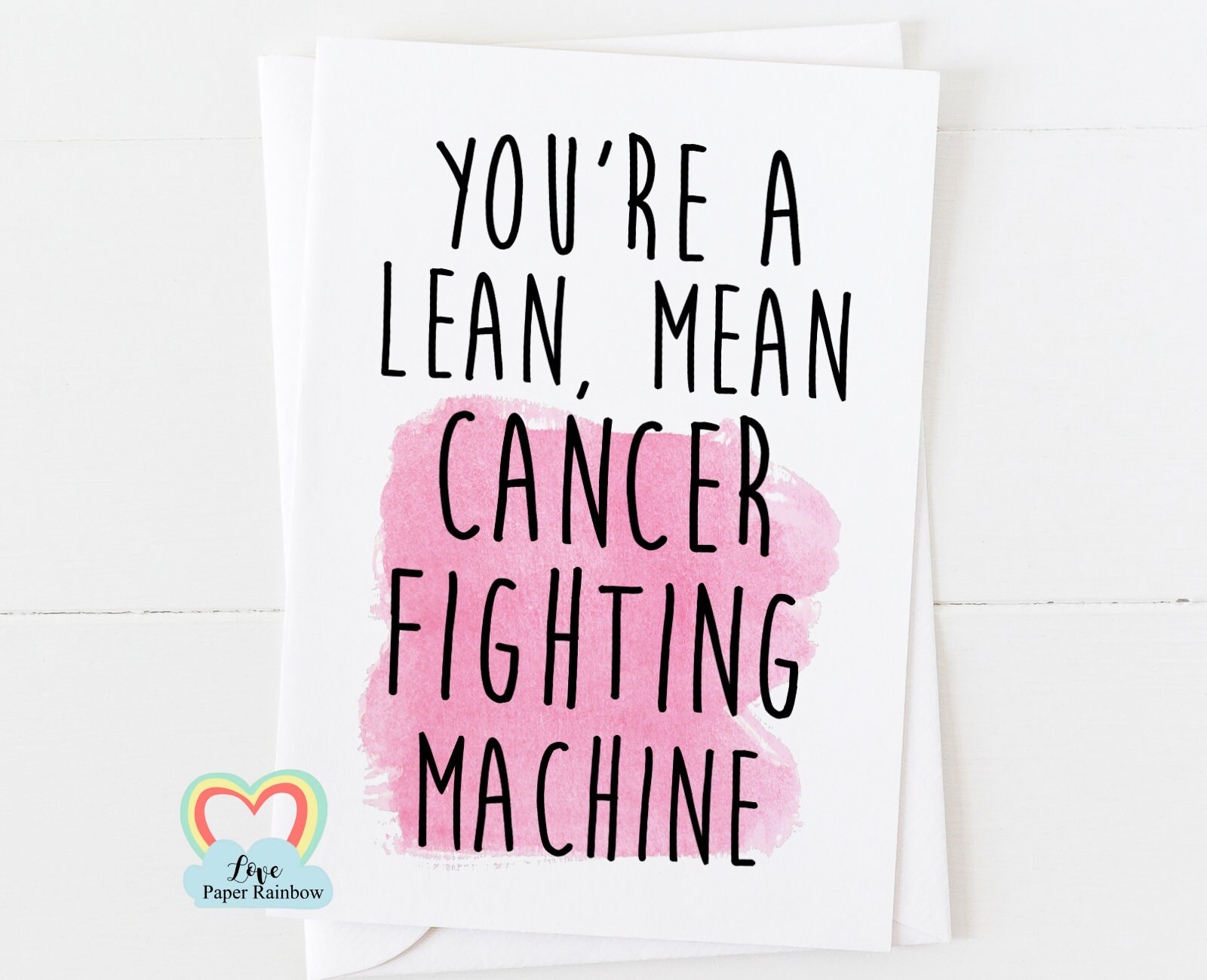 Cancer Card Funny Cancer Card You Beat Cancer Card Cancer Etsy UK