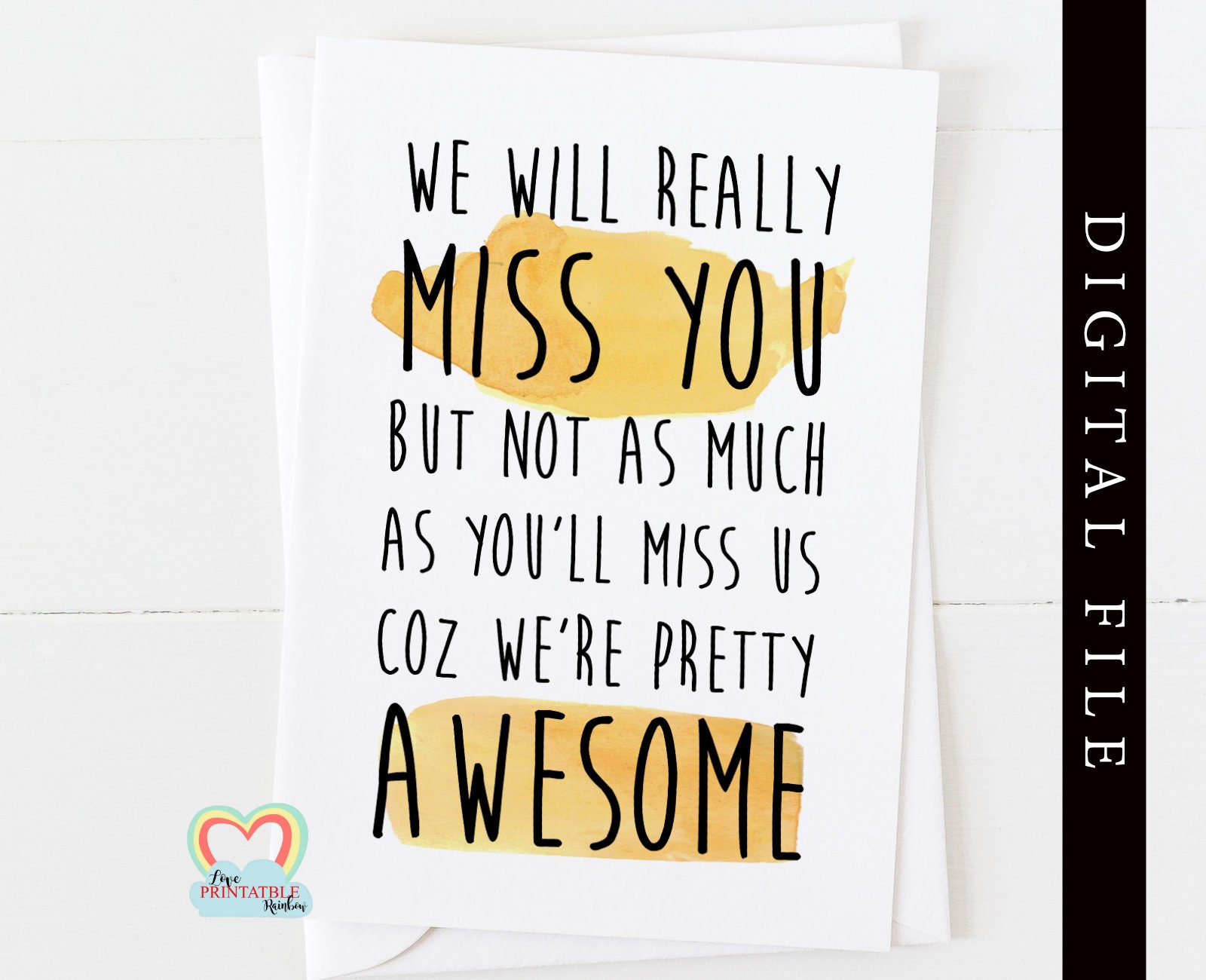 Coworker Leaving Card Printable Funny Colleague Retirement - Etsy