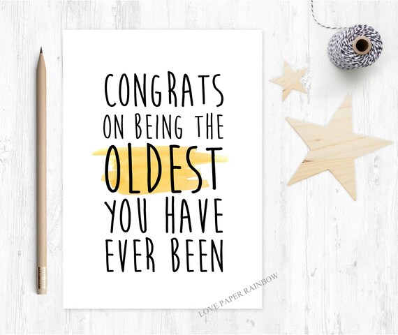 funny birthday card, 30th birthday card, 40th birthday card, 50th birthday card, mum birthday card, dad birthday card, 21st birthday card