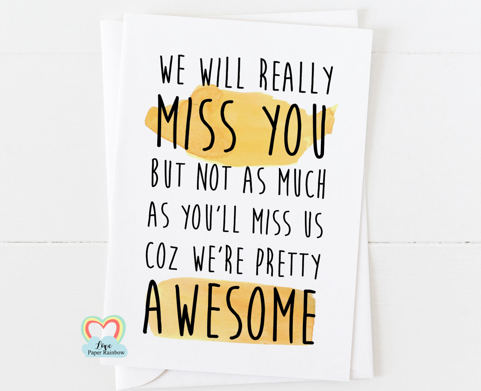 well miss you card printable