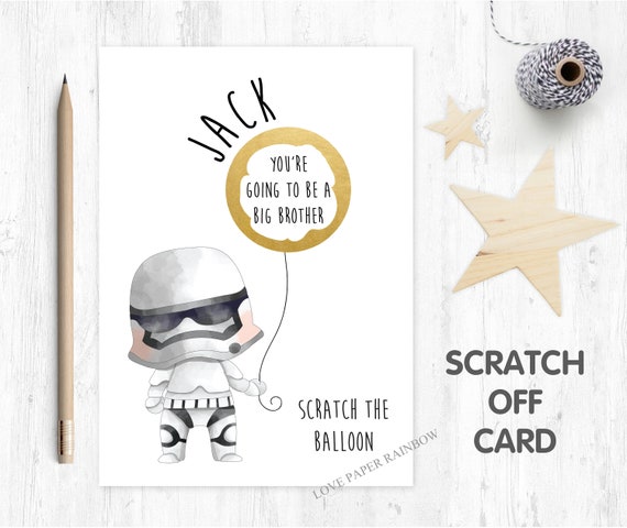 you're going to be a big brother scratch card big brother card big brother reveal baby reveal scratch card pregnancy reveal scratch card