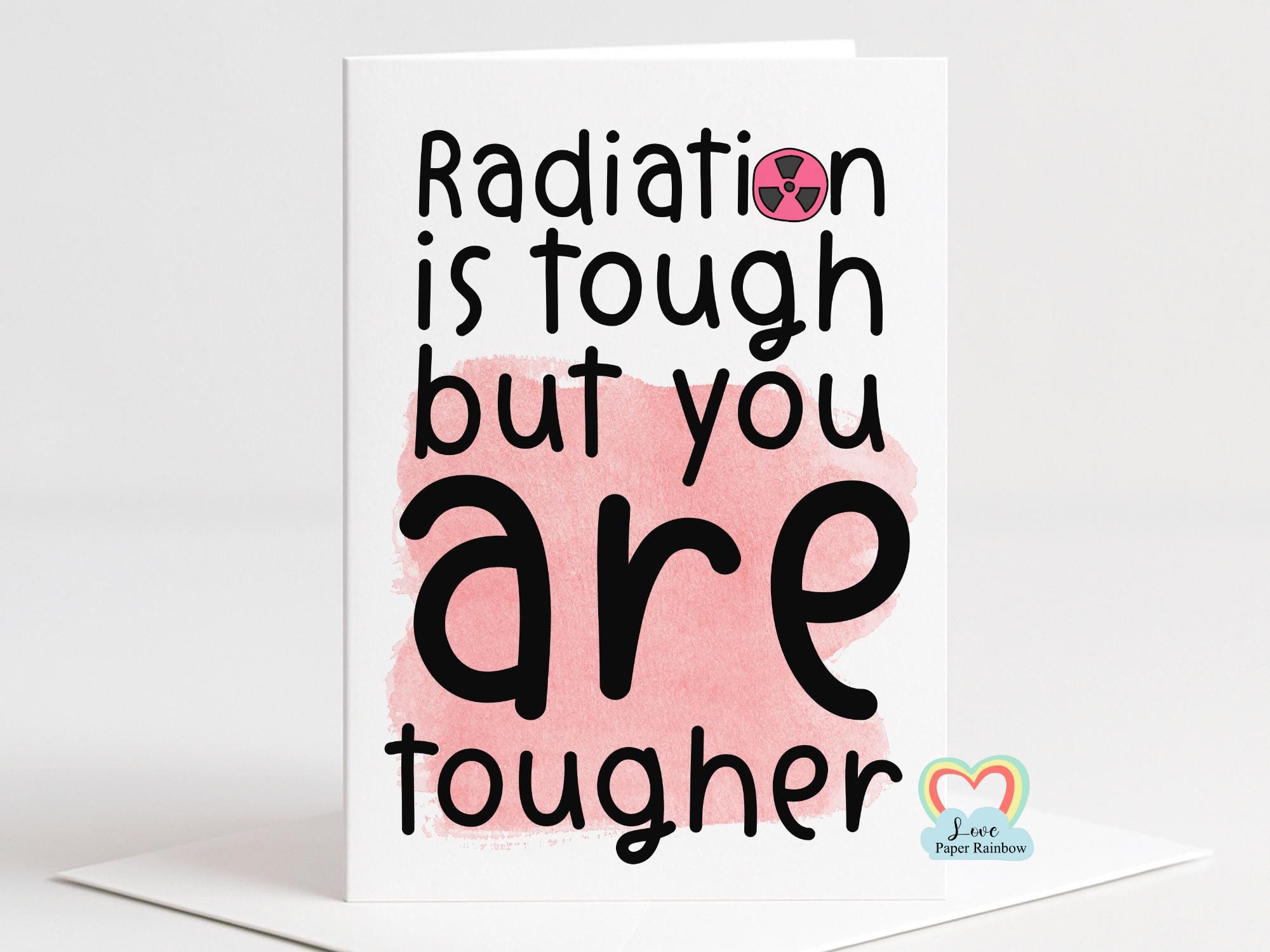Brain Radiotherapy Card Radiation Therapy Card | Starting Radiation Card | Radiation is Tough ...