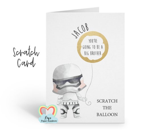 you're going to be a big brother scratch card big brother card big brother reveal baby reveal scratch card pregnancy reveal scratch card