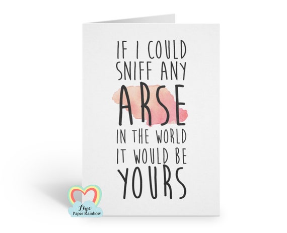 funny valentines card, valentine card from dog, funny card from dog, birthday card from dog, rude valentines card from dog