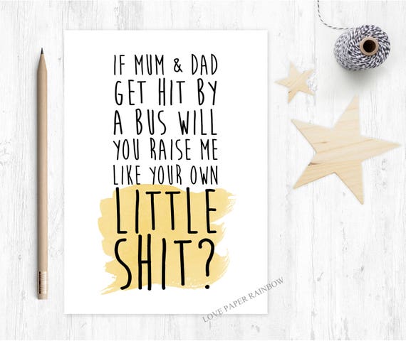 funny godmother card, will you be my godmother, will you be my godfather, will you be my godparents, godmother proposal, rude godmother card