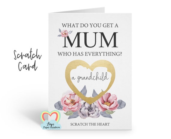 you're going to be a grandma nanny nana nanna grany scratch card i'm pregnant funny pregnancy announcement grandma reveal granny card