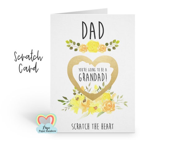 i'm pregnant, pregnancy reveal, pregnancy announcement, pregnancy scratch card, i'm pregnant scratch card, you're going to be a grandad