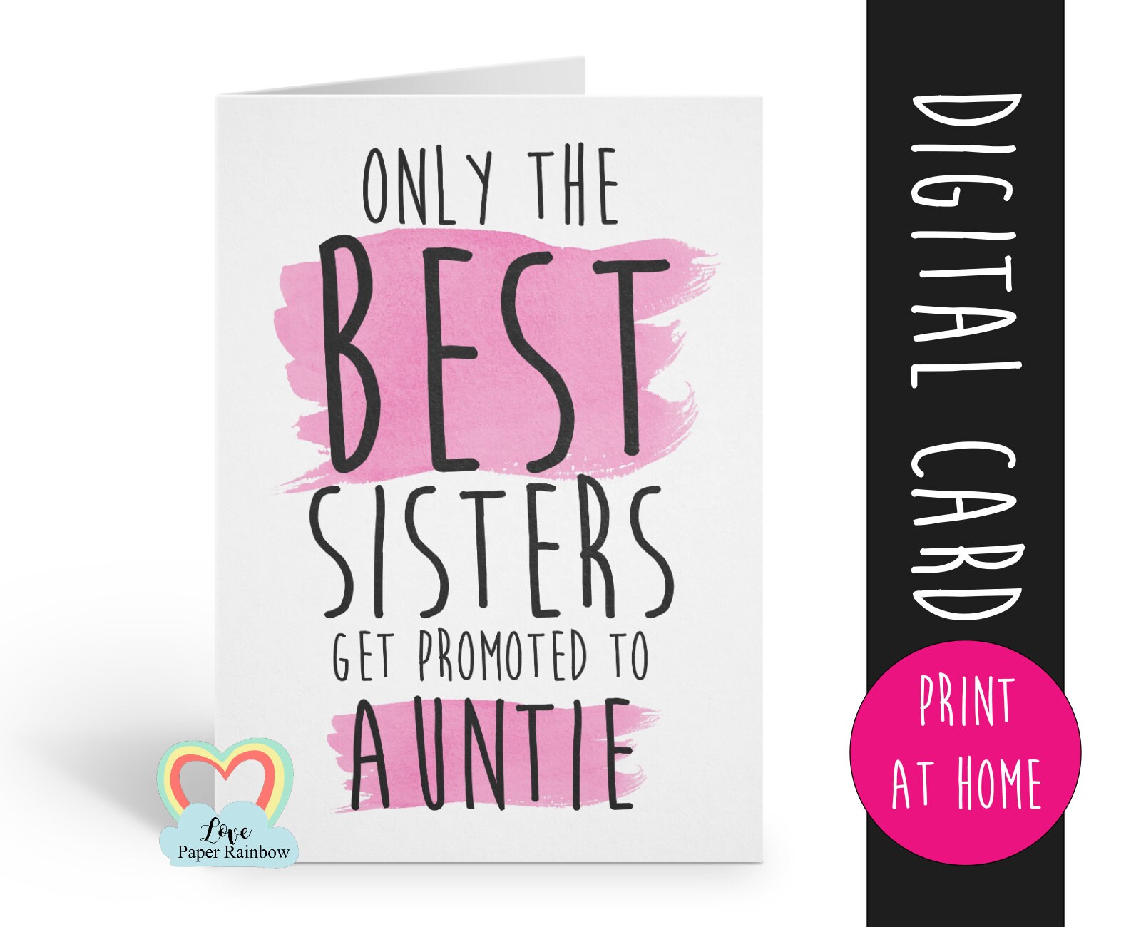 only the best sisters get promoted to auntie card