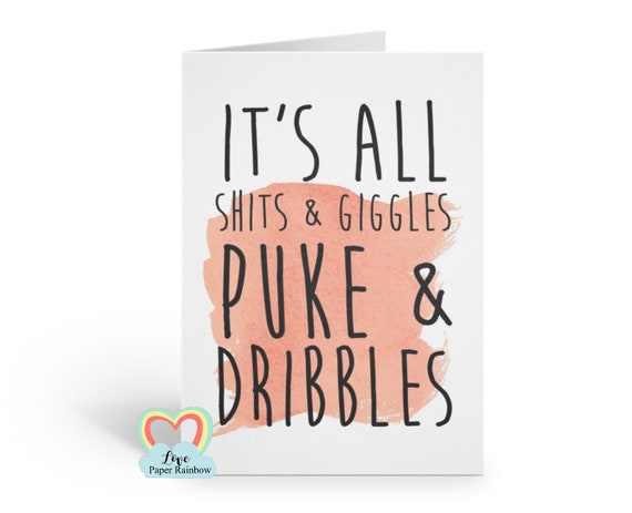 funny pregnancy announcement, new baby card, inappropriate, shits and giggles, pregnancy card, maternity card