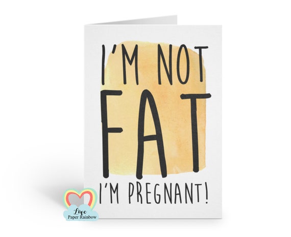 i'm not fat i'm pregnant, funny pregnancy announcement, you're going to be a daddy, grandparents reveal, aunty, auntie, uncle,
