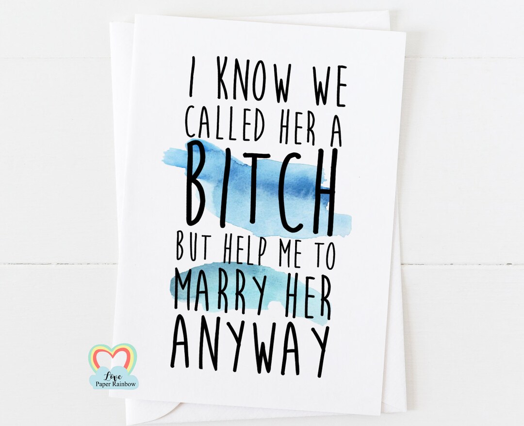 Best Man Card Will You Be My Best Man Funny Best Man Card Etsy