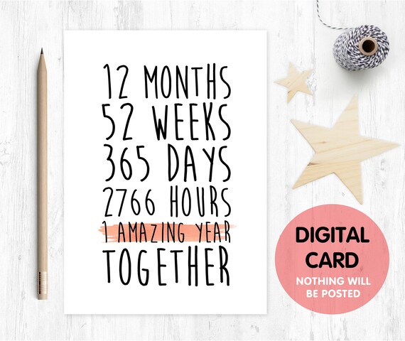 PRINTABLE 1st anniversary card, 1 amazing year, first year as mr and mrs, mr and mrs card, 1st wedding anniversary card, gay anniversary