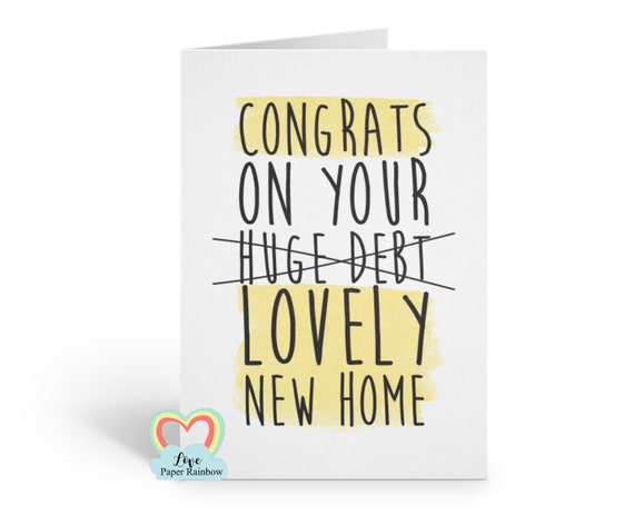 funny new home card, new home card, moving house card, 1st home card, first home card, funny first home card, funny 1st home card